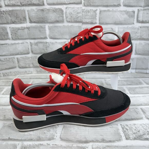 Puma Future Rider Radar Men's Size 11 High Risk Red Lifestyle Sneaker Shoes - Picture 2 of 12